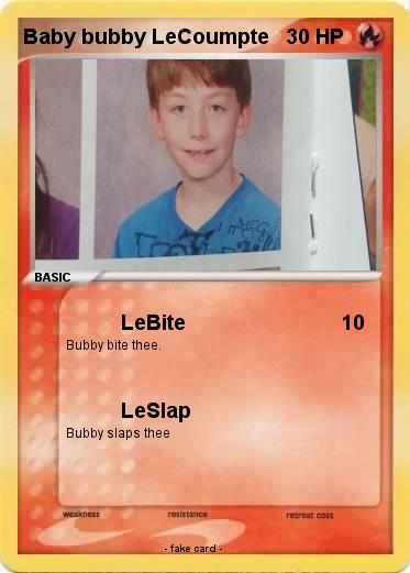 Pokemon Baby bubby LeCoumpte