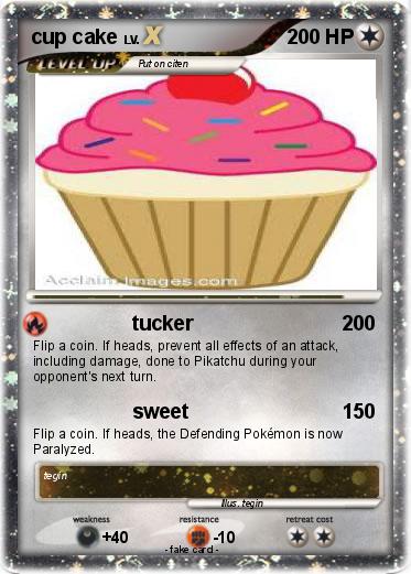 Pokemon cup cake