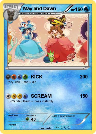 Pokemon May and Dawn