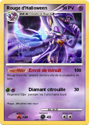 Pokemon Rouge d'Halloween