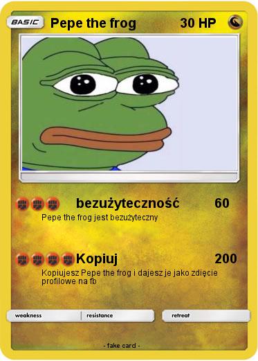 Pokemon Pepe the frog