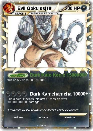 Pokemon Evil Goku ssj10