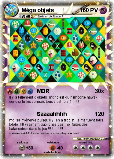 Pokemon Méga objets