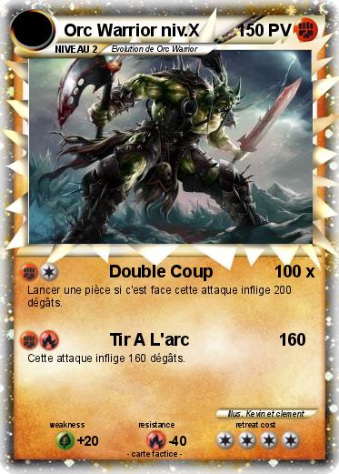 Pokemon Orc Warrior niv.X