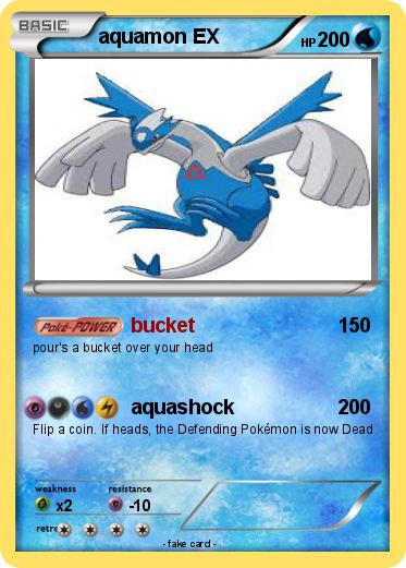 Pokemon aquamon EX