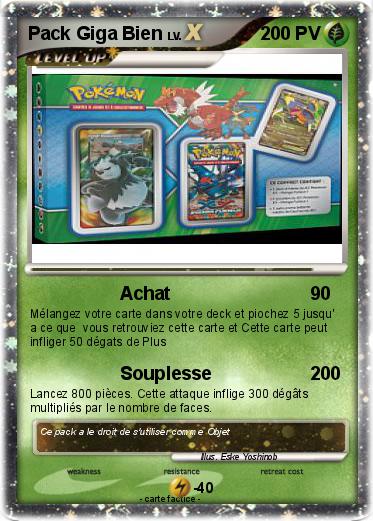 Pokemon Pack Giga Bien