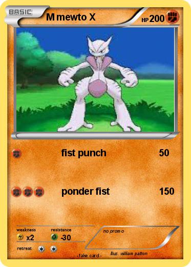 Pokemon M mewto X