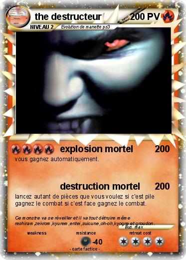 Pokemon the destructeur