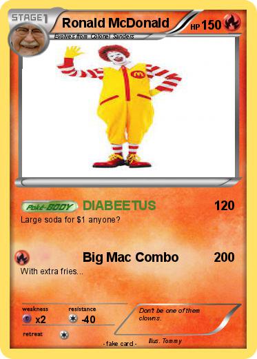 Pokemon Ronald McDonald