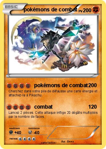 Pokemon pokémons de combat