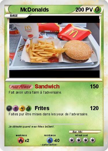 Pokemon McDonalds