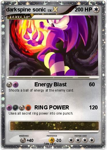 Pokemon darkspine sonic