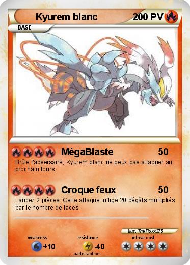Pokemon Kyurem blanc