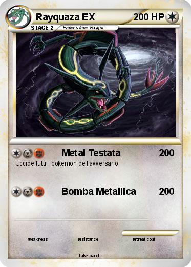 Pokemon Rayquaza EX