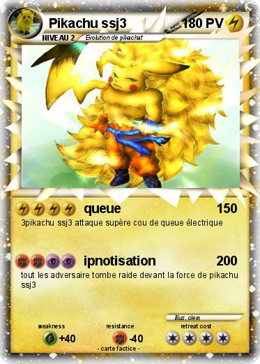 Pokemon Pikachu ssj3