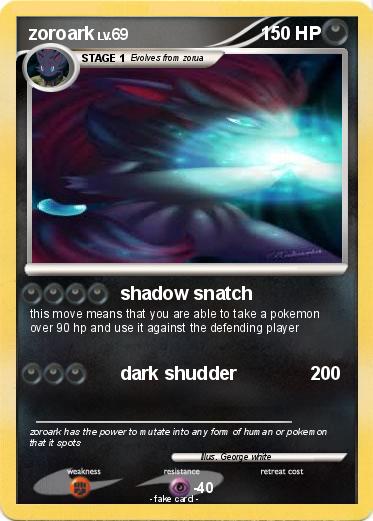 Pokemon zoroark