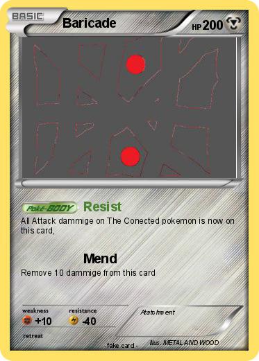 Pokemon Baricade