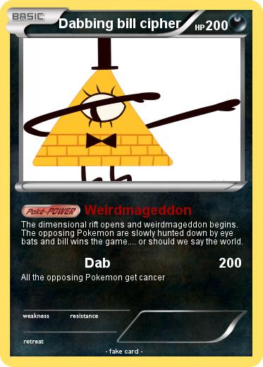 Pokemon Dabbing bill cipher