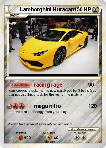 Pokemon Lamborghini Huracan