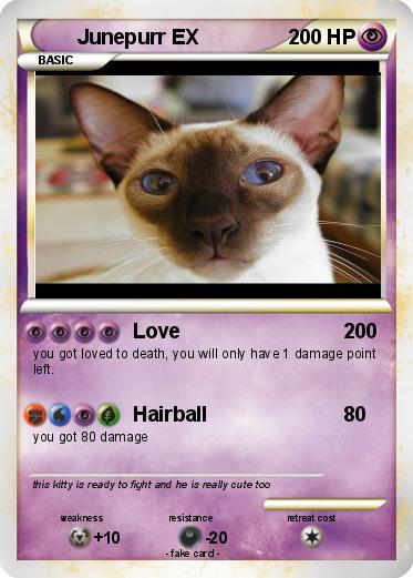 Pokemon Junepurr EX