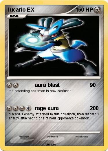 Pokemon lucario EX