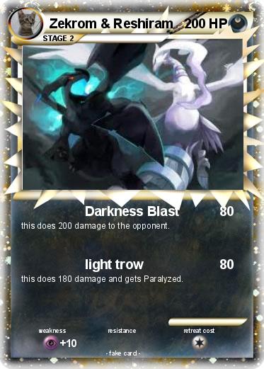 Pokemon Zekrom & Reshiram