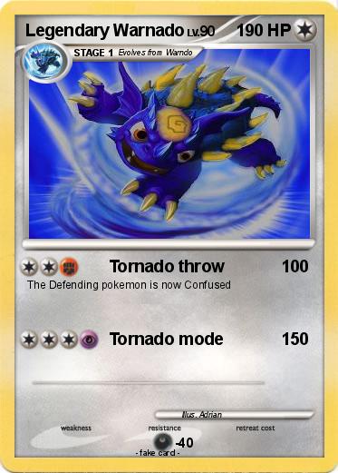 Pokemon Legendary Warnado
