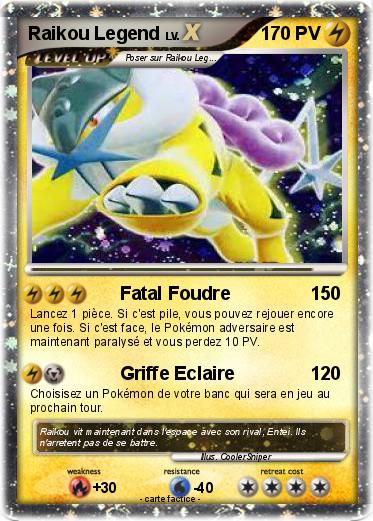 Pokemon Raikou Legend