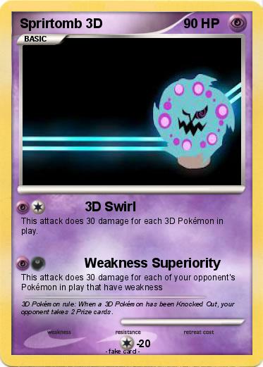 Pokemon Sprirtomb 3D