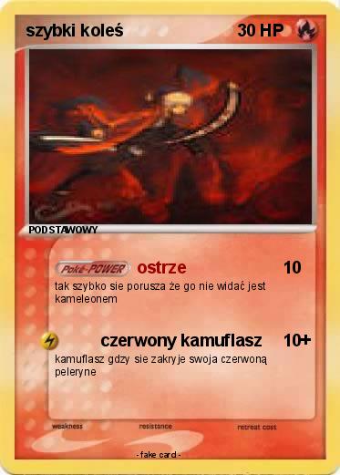 Pokemon szybki koleś