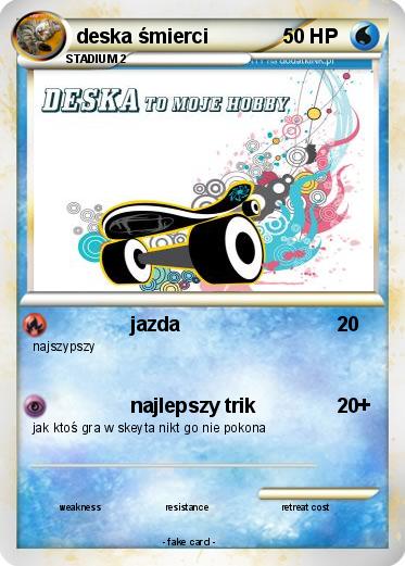 Pokemon deska śmierci
