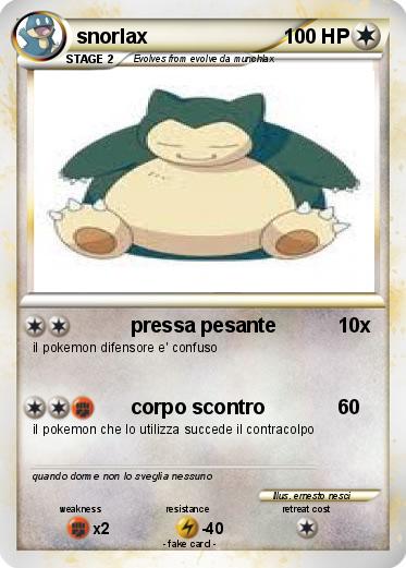 Pokemon snorlax