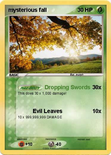Pokemon mysterious fall
