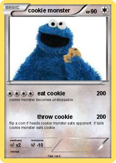 Pokemon cookie monster