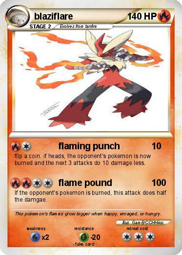 Pokemon blaziflare