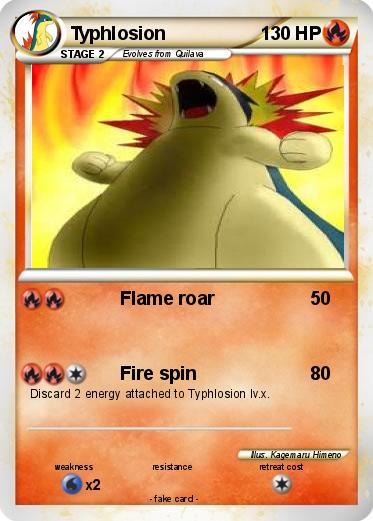 Pokemon Typhlosion