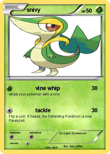 Pokemon snivy