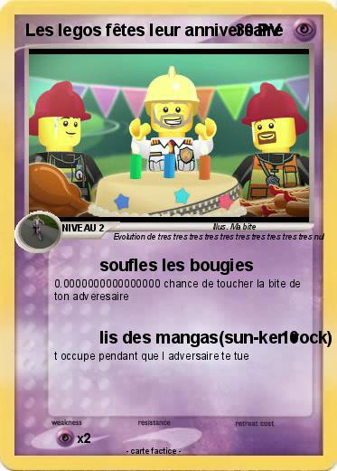 Pokemon Les legos fêtes leur anniversaire