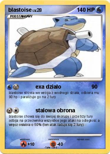 Pokemon blastoise