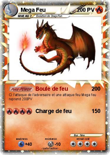 Pokemon Mega Feu
