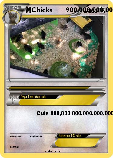 Pokemon Chicks       900,000,000,000,