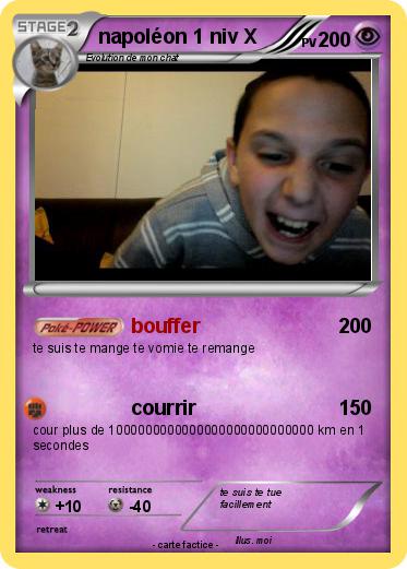 Pokemon napoléon 1 niv X
