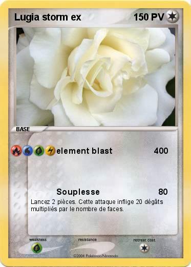 Pokemon Lugia storm ex