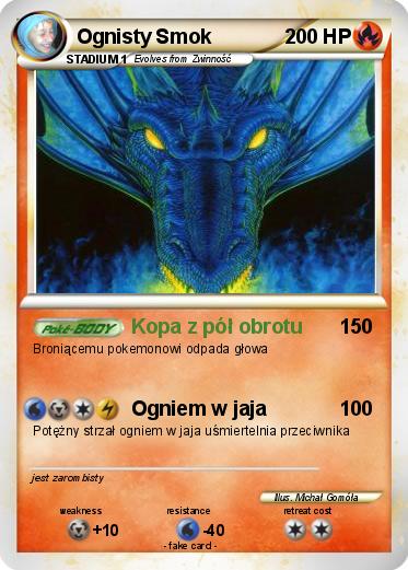 Pokemon Ognisty Smok