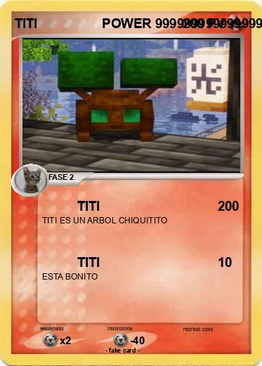 Pokemon TITI                  POWER 999999999999999999999999