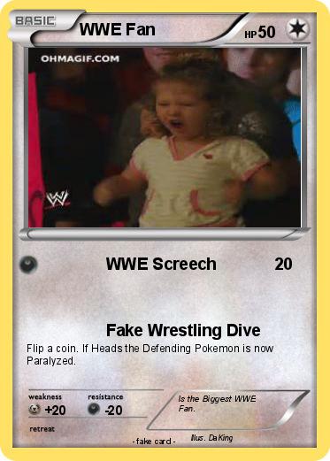 Pokemon WWE Fan