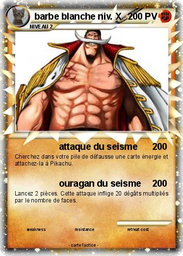 Pokemon barbe blanche niv. X
