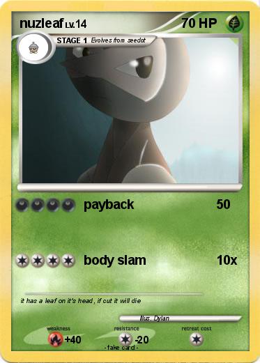 Pokemon nuzleaf