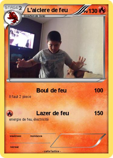 Pokemon L'aiclere de feu