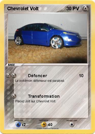 Pokemon Chevrolet Volt